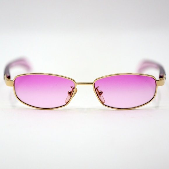 Dolce & Gabbana Pink On Gold 70\'s Sunnies